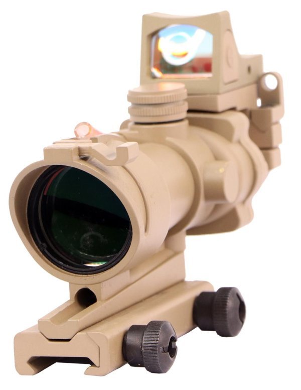 TITAN TACTICAL SIGHT HOLOGRAPHIC 4x32 STA FIBER 20MM TAN