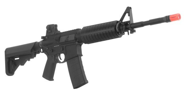 KWA AEG 3 RM4 A1 ELECTRIC RECOIL BLOWBACK AIRSOFT RIFLE BLACK