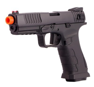 APS GBB / CO2 SHARK BLOWBACK AIRSOFT PISTOL BLACK Arsenal Sports