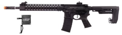 APS AEG ASR120 SILVER EDGE AIRSOFT RIFLE BLACK Arsenal Sports