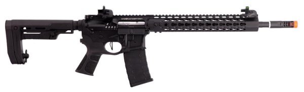 APS AEG ASR120 SILVER EDGE AIRSOFT RIFLE BLACK