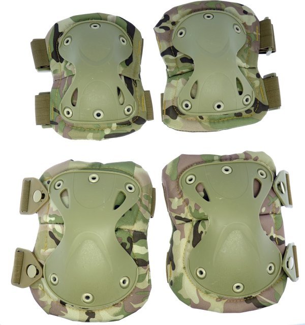 WOSPORT COTOVELEIRA & JOELHEIRA SET MULTICAM