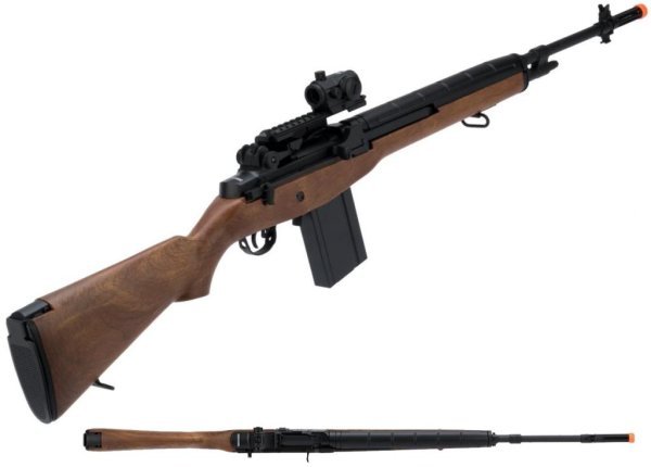 CYMA AEG M14 SPORT AIRSOFT RIFLE WOOD