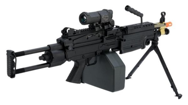 FN HERSTAL A&K CYBERGUN AEG M249 MINIMI 