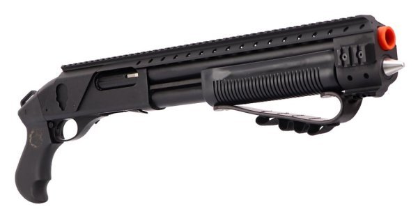 APS CO2 M870 MKIII BULLDOG AIRSOFT RIFLE SHOTGUN BLACK