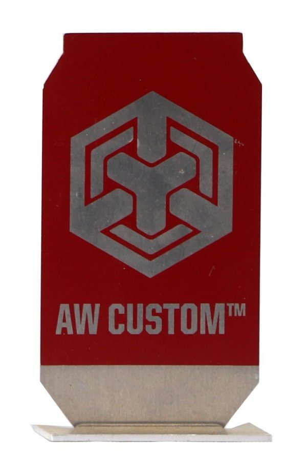 ARMORER WORKS ALUMINIUM TARGET PLATE RED