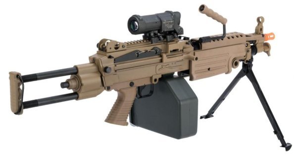 FN HERSTAL A&K CYBERGUN AEG M249 MINIMI 