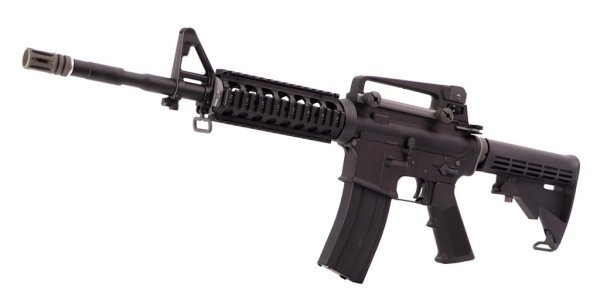 WE GBBR M4A1 OPEN BOLT FULL METAL BLOWBACK AIRSOFT RIFLE BLACK