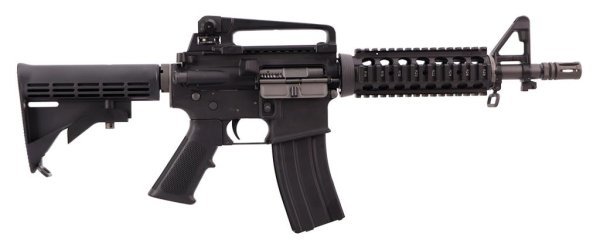 WE GBBR M4A1 CQB OPEN BOLT FULL METAL BLOWBACK AIRSOFT RIFLE BLACK	