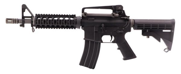 WE GBBR M4A1 CQB OPEN BOLT FULL METAL BLOWBACK AIRSOFT RIFLE BLACK	