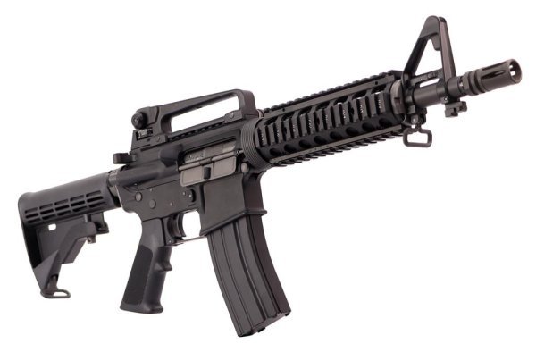 WE GBBR M4A1 CQB OPEN BOLT FULL METAL BLOWBACK AIRSOFT RIFLE BLACK	