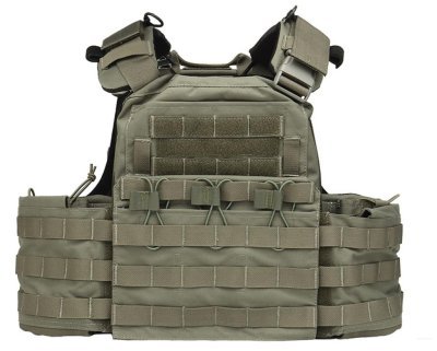 WOSPORT VEST CPC MOLLE PLATE CARRIER 1000D COMBAT OD GREEN Arsenal Sports