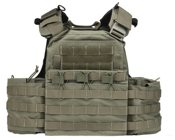 WOSPORT VEST CPC MOLLE PLATE CARRIER 1000D COMBAT OD GREEN