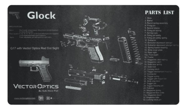 VECTOR OPTICS  GUN CLEANING BENCH MAT GLOCK