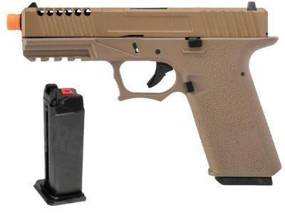 ARMORER WORKS GBB G SERIES VX9 BLOWBACK AIRSOFT PISTOL TAN COMBO Arsenal Sports