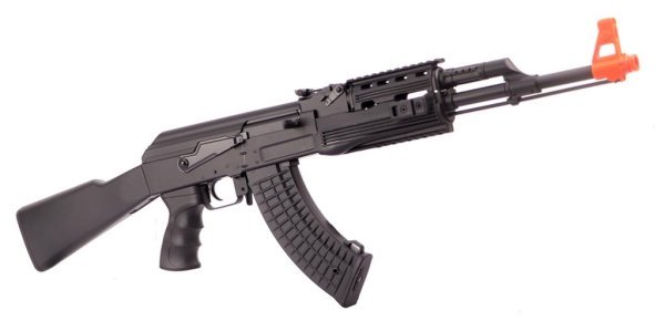 CYMA AEG AK47 SPORT RIS TACTICAL WITH METAL GEARBOX AIRSOFT RIFLE BLACK