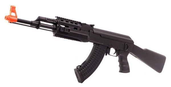 CYMA AEG AK47 SPORT RIS TACTICAL WITH METAL GEARBOX AIRSOFT RIFLE BLACK