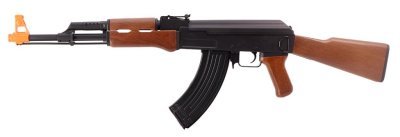 CYMA AEG AK47 SPORT SERIES IMITATION WOOD AND METAL GEARBOX AIRSOFT RIFLE WOOD & BLACK Arsenal Sports