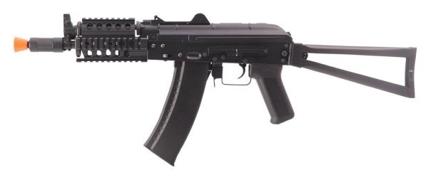 CYMA AEG AKS-74U STAMPED STEELL RAS WITH STEEL FOLDING STOCK AIRSOFT RIFLE BLACK