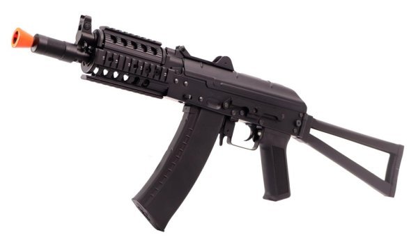 CYMA AEG AKS-74U STAMPED STEELL RAS WITH STEEL FOLDING STOCK AIRSOFT RIFLE BLACK