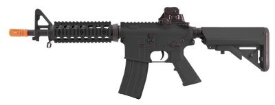 CYMA AEG M4 CQB POLYMER WITH ETU AIRSOFT RIFLE BLACK Arsenal Sports