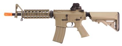 CYMA AEG M4 CQB POLYMER WITH ETU AIRSOFT RIFLE TAN Arsenal Sports