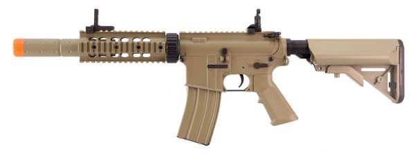 CYMA AEG M4 FFRAS SPORT SERIES WITH ETU AIRSOFT RIFLE TAN