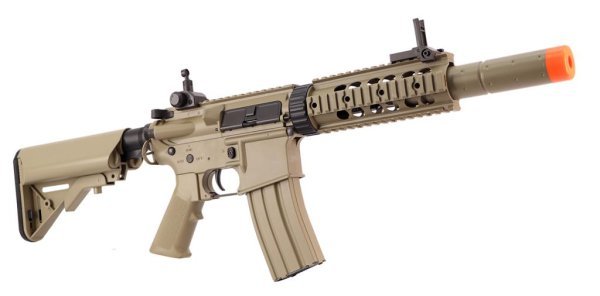 CYMA AEG M4 FFRAS SPORT SERIES WITH ETU AIRSOFT RIFLE TAN