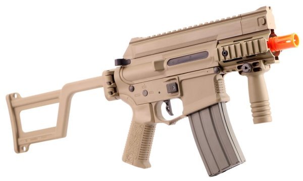 AMOEBA AEG AM-001 M4 CCR AIRSOFT RIFLE DESERT