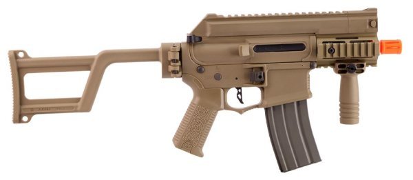 AMOEBA AEG AM-001 M4 CCR AIRSOFT RIFLE DESERT