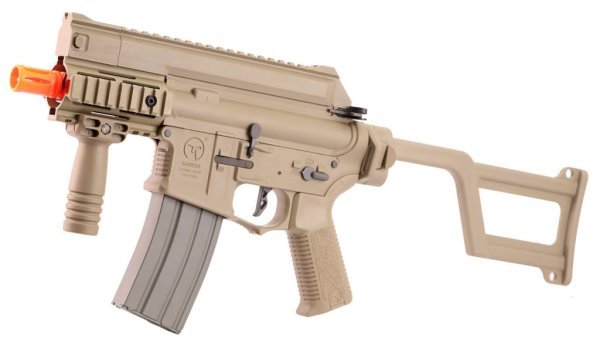 AMOEBA AEG AM-001 M4 CCR AIRSOFT RIFLE DESERT