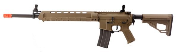 ARES AEG M4 AML EXTENDED CARBINE ASSAULT AIRSOFT RIFLE DESERT