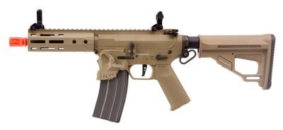 SHARPS BROS EMG ARES AEG M4 JACK LICENSED 7 SBR FULL ADVANCED AIRSOFT RIFLE DESERT Arsenal Sports