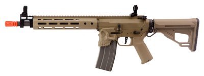 SHARPS BROS EMG ARES AEG M4 JACK LICENSED 10 SBR FULL ADVANCED AIRSOFT RIFLE DESERT Arsenal Sports