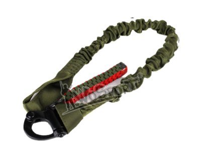 WOSPORT SLING QUICK RELEASE ELASTIC SAFETY ROPE OD GREEN Arsenal Sports