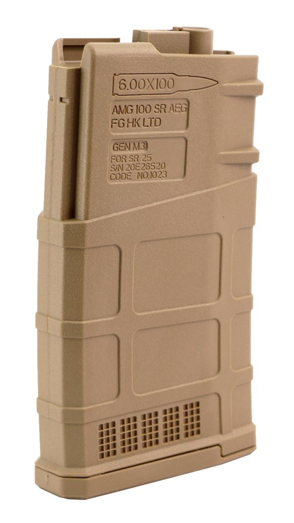 ARES MAGAZINE 100R MID-CAP FOR AR-308 DARK EARTH