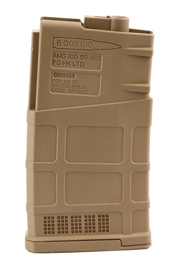 ARES MAGAZINE 100R MID-CAP FOR AR-308 DARK EARTH