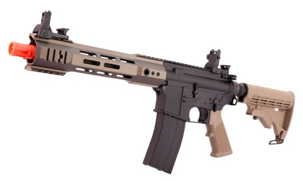 KJW GBBR M4 RIS-3 V3 C8 BLOWBACK AIRSOFT RIFLE DUAL TONE