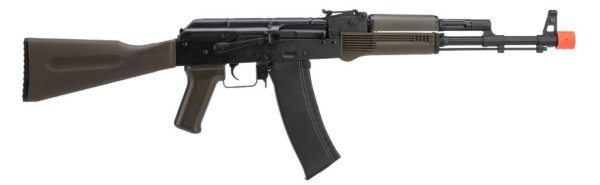 LCT AEG AK LCK74M AIRSOFT RIFLE BLACK & OD GREEN