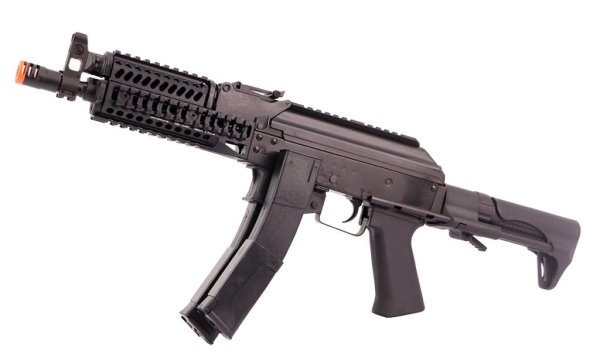 LCT AEG AK ZK-PDW SMG AIRSOFT RIFLE BLACK