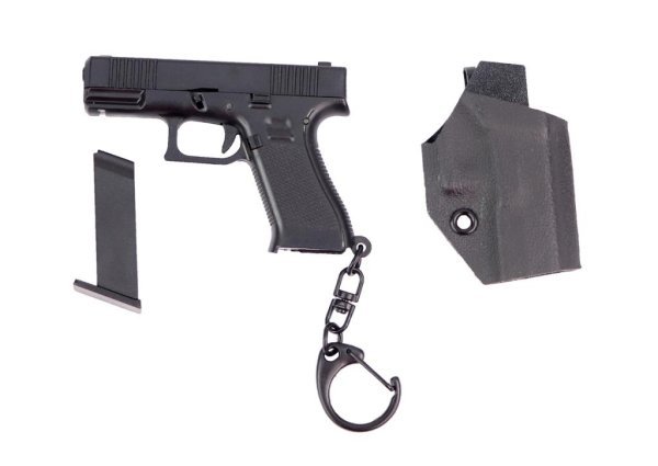 WOSPORT KEYCHAIN G45 WITH KYDEX HOLSTER 1:4 SET BLACK