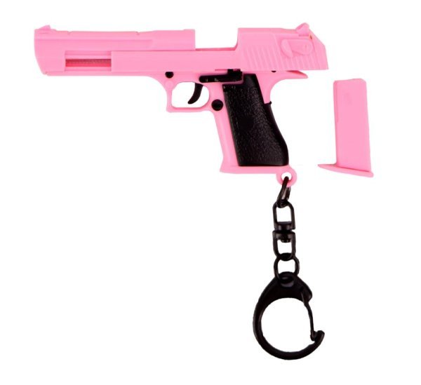 WOSPORT KEYCHAINDESERT EAGLE .50 1:4 PINK