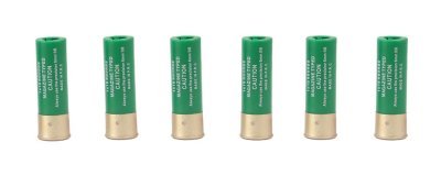 WOSPORT SHELL SHOTGUN AIRSOFT 6MM 15RD GREEN 6PCS Arsenal Sports