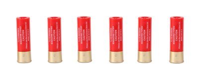 WOSPORT SHELL SHOTGUN AIRSOFT 6MM 15RD RED 6PCS Arsenal Sports