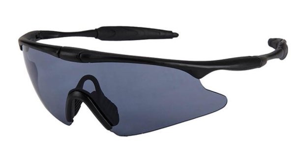 WOSPORT GOGGLES SPORT WITH BLACK FRAME & LENS BLUE