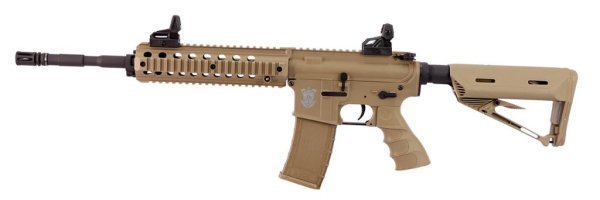 SRC AEG SR4 ST-SERIES AIRSOFT RIFLE DESERT