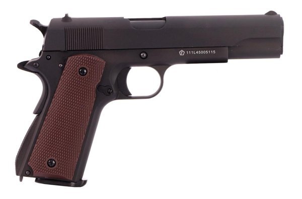 KROWN LAND SRC CO2 4.5MM KL-1911 AIRGUN PISTOL BLACK