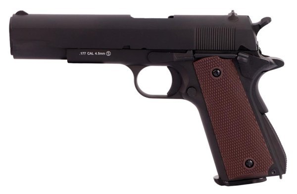 KROWN LAND SRC CO2 4.5MM KL-1911 AIRGUN PISTOL BLACK