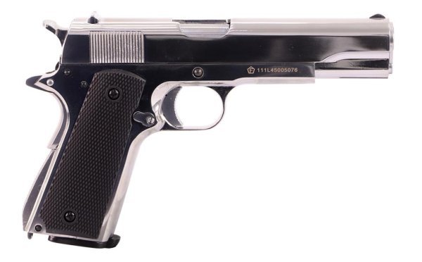 KROWN LAND SRC CO2 4.5MM KL-1911 AIRGUN PISTOL SILVER