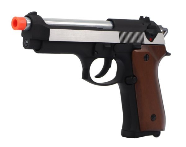 SRC GBB SR92 FULL METAL BLOWBACK AIRSOFT PISTOL INOX